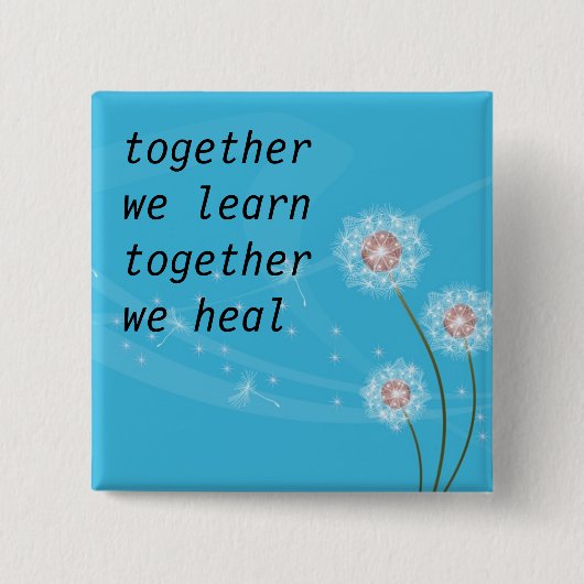 Badge Carré 5 Cm récupération (Devant)