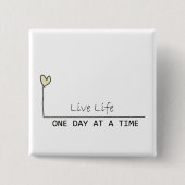 Badge Carré 5 Cm récupération simple (Devant)