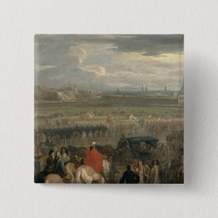 Badge Carré 5 Cm Reddition de la citadelle de Cambrai
