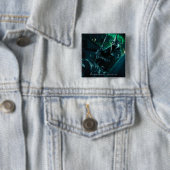 Badge Carré 5 Cm Refroidissement avec épée (En situation)