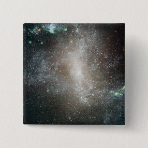 Badge Carré 5 Cm Région Centre de la galaxie spirale barrée