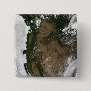 Badge Carré 5 Cm Région du Nord-Ouest du Pacifique des États-Unis