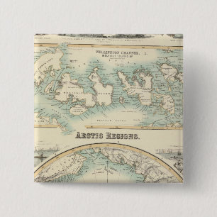Badge Carré 5 Cm Régions arctiques 2