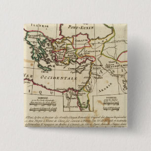 Badge Carré 5 Cm Régions, lieux du Nouveau Testament