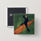 Badge Carré 5 Cm Rejoignez la Marine (Devant & derrière)