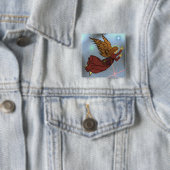Badge Carré 5 Cm Rejoyce (En situation)