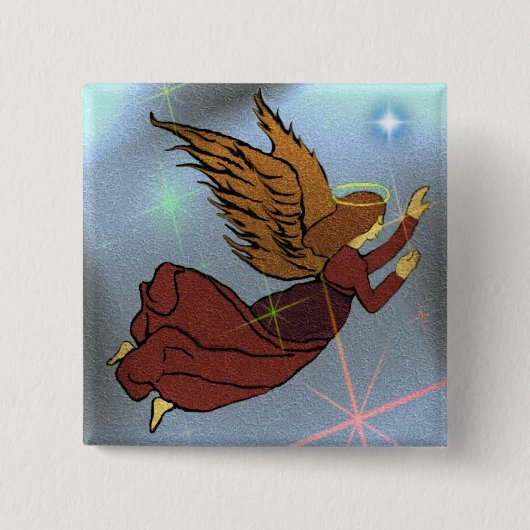 Badge Carré 5 Cm Rejoyce (Devant)