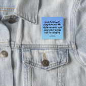 Badge Carré 5 Cm Remplir Matthieu 6:33 Abbrev (En situation)