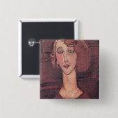 Badge Carré 5 Cm Renee, 1917 (Devant & derrière)