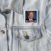 Badge Carré 5 Cm Représentant. John Delaney pour le président 2020 (En situation)