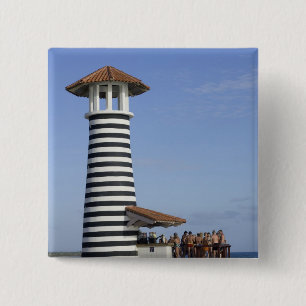 Badge Carré 5 Cm République dominicaine, Bayahibe, Iberostar Hacien