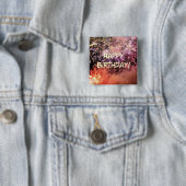 BADGE CARRÉ 5 CM RÉSEAUX (En situation)