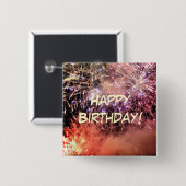 BADGE CARRÉ 5 CM RÉSEAUX (Devant & derrière)