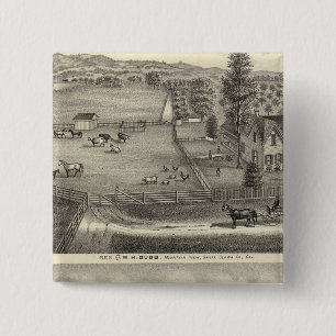 Badge Carré 5 Cm Résidences de Bubb