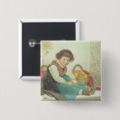 Badge Carré 5 Cm Responsable gauche (Devant & derrière)