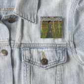 Badge Carré 5 Cm Ressort (En situation)