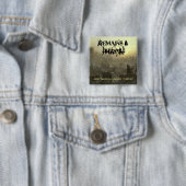 Badge Carré 5 Cm reste une goupille de menace (En situation)