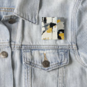 Badge Carré 5 Cm Résumé moderne (En situation)