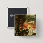 Badge Carré 5 Cm Résurrection du Christ, 1518 (Devant & derrière)