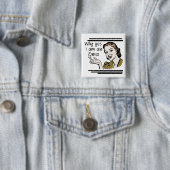 Badge Carré 5 Cm Rétros T-shirts et cadeaux d'Oma (En situation)