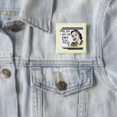 Badge Carré 5 Cm Rétros T-shirts et cadeaux d'Oma (En situation)