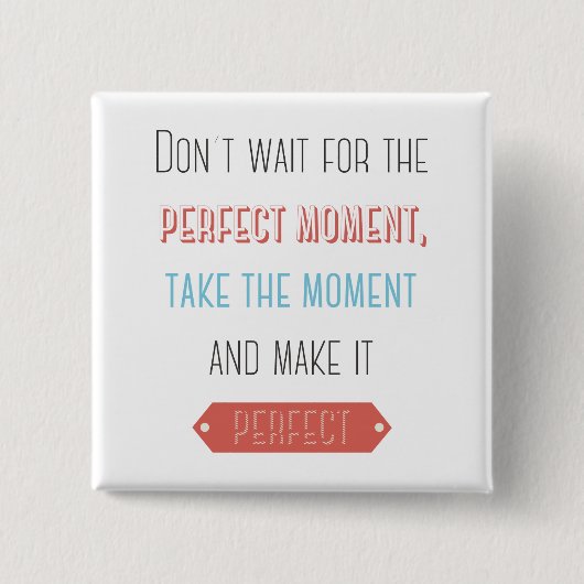 Badge Carré 5 Cm Réussite, attitude, objectifs Motivation Questionn (Devant)