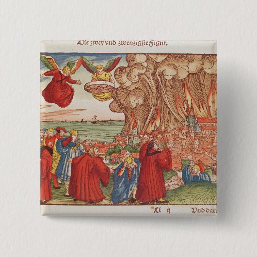 Badge Carré 5 Cm Révélation (Devant)