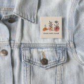 Badge Carré 5 Cm Rêver. Travailler. Répéter (En situation)