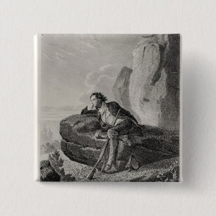 Badge Carré 5 Cm Rêveries