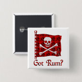 Badge Carré 5 Cm Rhum obtenu ? (Devant & derrière)