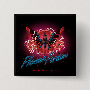 Badge Carré 5 Cm RICK ET MORTY™ Phoenix