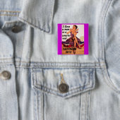 Badge Carré 5 Cm Rick Santorum 2012 (En situation)