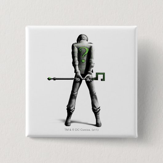 Badge Carré 5 Cm Riddler (Devant)
