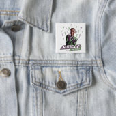 Badge Carré 5 Cm Riddler - Riddle Me This (En situation)