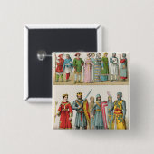 Badge Carré 5 Cm Robe de Français (Devant & derrière)