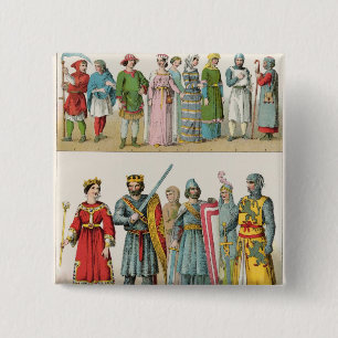 Badge Carré 5 Cm Robe de Français