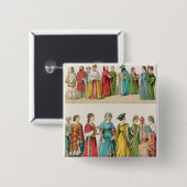 Badge Carré 5 Cm Robe italienne (Devant & derrière)