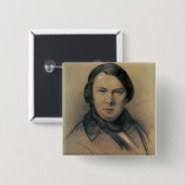 Badge Carré 5 Cm Robert Schumann 1853 (Devant & derrière)