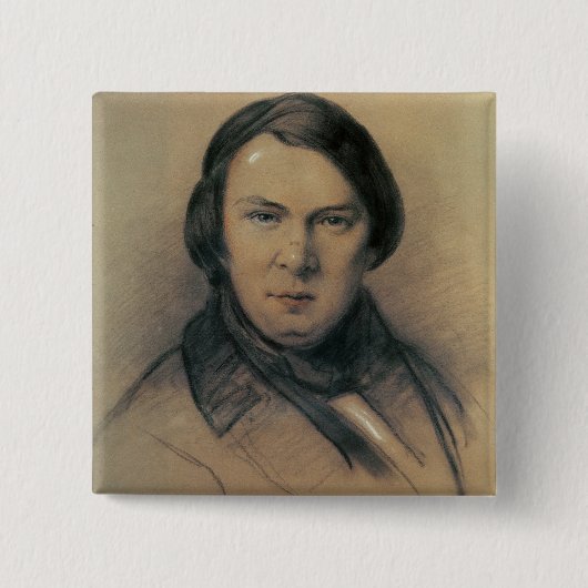 Badge Carré 5 Cm Robert Schumann 1853 (Devant)