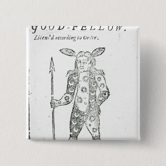 Badge Carré 5 Cm Robin Goodfellow (Devant)