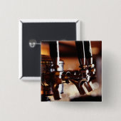 Badge Carré 5 Cm Robinets de bière (Devant & derrière)