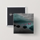 Badge Carré 5 Cm Roches (Devant & derrière)