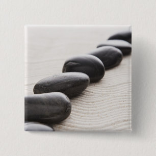 Badge Carré 5 Cm Roches sur le sable