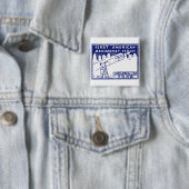 Badge Carré 5 Cm Rocket Mail américain 1935 (En situation)