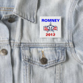 BADGE CARRÉ 5 CM ROMNEY 2012 (En situation)