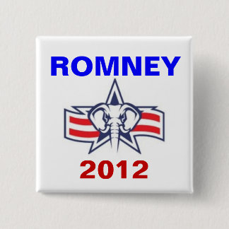 BADGE CARRÉ 5 CM ROMNEY 2012