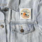 Badge Carré 5 Cm Romney Floride (En situation)
