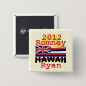 Badge Carré 5 Cm Romney Ryan (Devant & derrière)