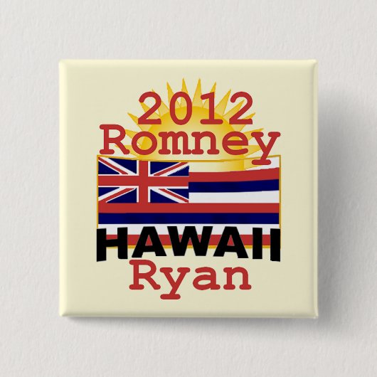 Badge Carré 5 Cm Romney Ryan (Devant)