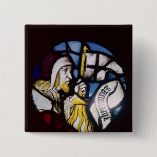 Badge Carré 5 Cm Rondeau du prophète Jérémie, XVème siècle
